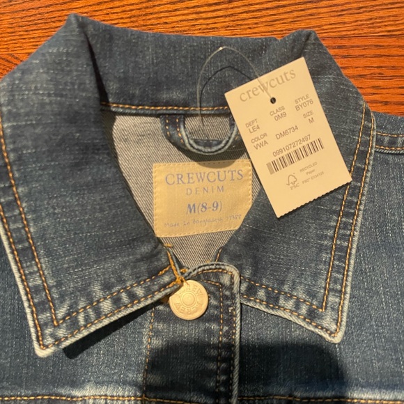 NWT CrewCuts Denim Jacket - Picture 3 of 3
